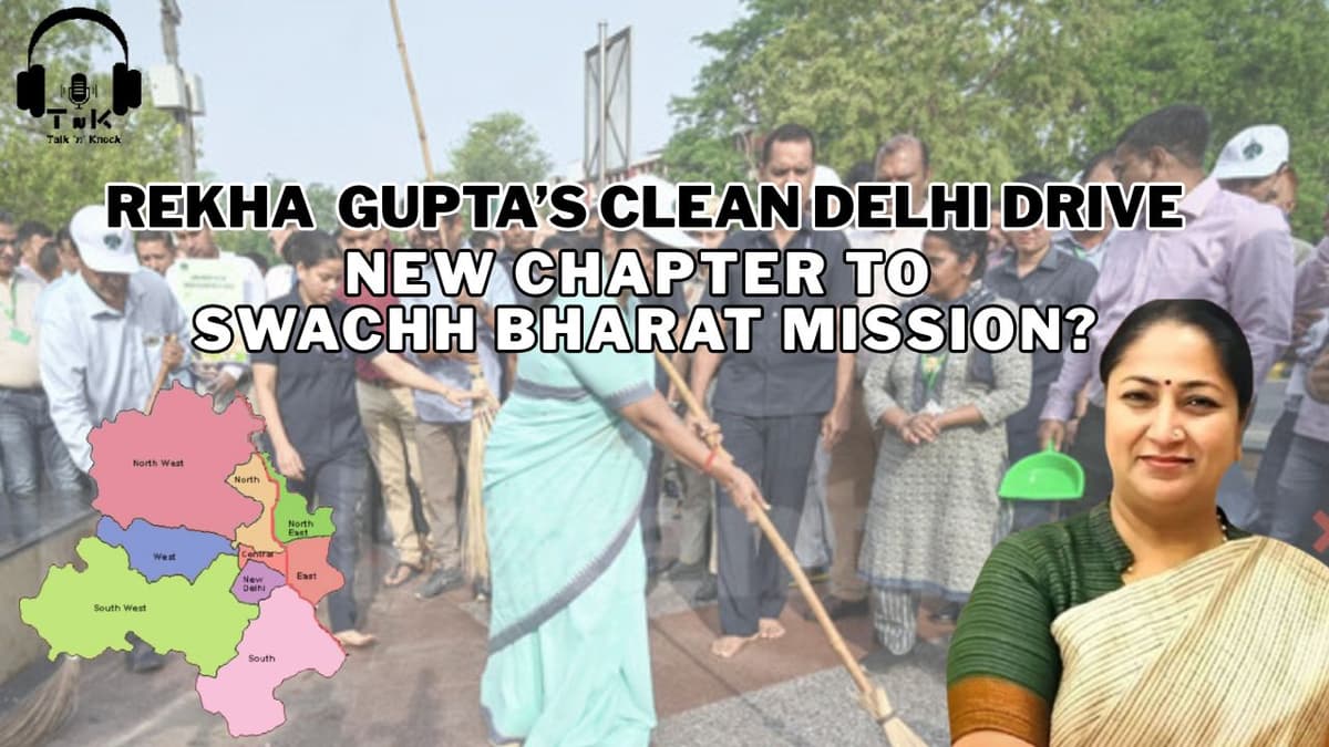 Delhi Ke Koode Se Azaadi: Rekha Gupta’s Clean-Up Crusade to Redefine the Capital’s Future