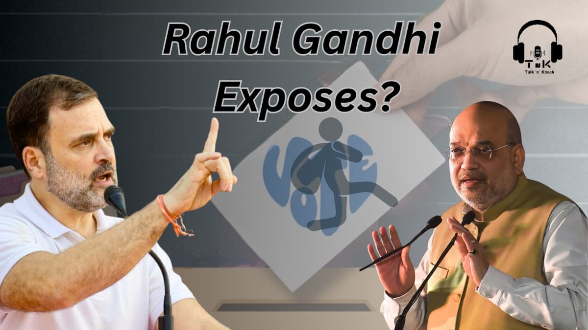 Vote Chori or Political Drama? Inside Rahul Gandhi’s Explosive Allegations Against BJP & EC